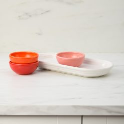 Alternative view of Fiesta China Sunset Horizon Mixed Colors 4-Piece Condiment Set