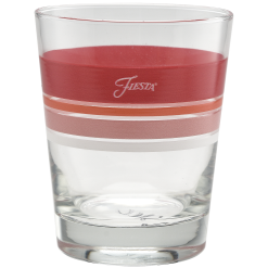 Alternative view of Fiesta China Sunset Horizon Edgeline Tapered Double Old Fashion Glass Mixed, Set of 4