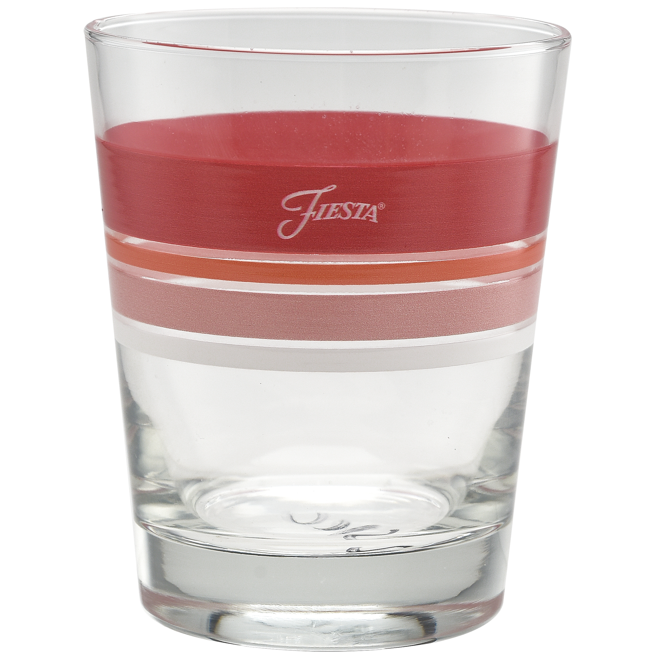 Fiesta China Sunset Horizon Edgeline Tapered Double Old Fashion Glass Mixed, Set of 4 - Image 2