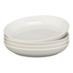 Fiesta China White Coupe 8 1/2 Inch Luncheon Bowl 26 OZ, Set of 4