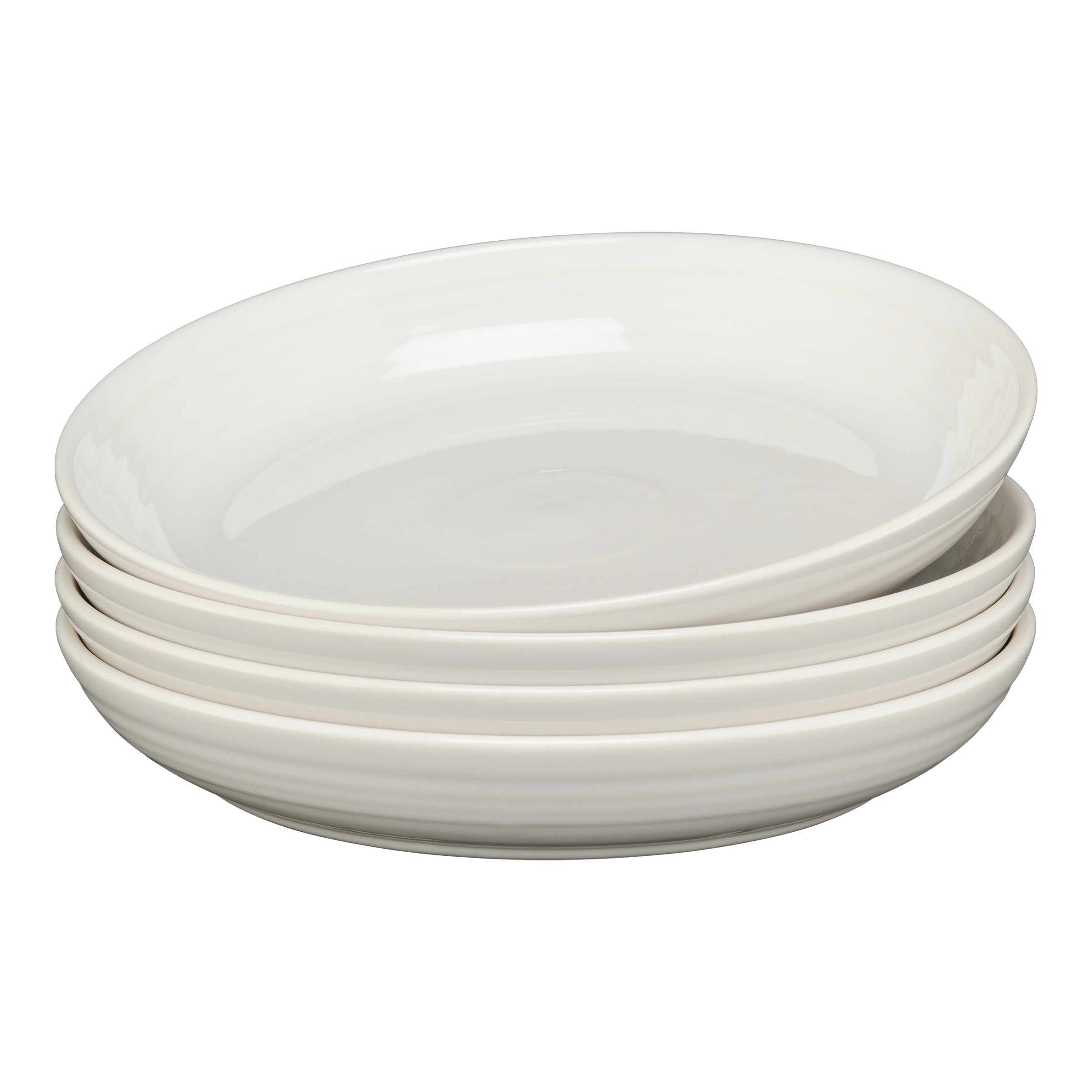 Fiesta China White Coupe 8 1/2 Inch Luncheon Bowl 26 OZ, Set of 4
