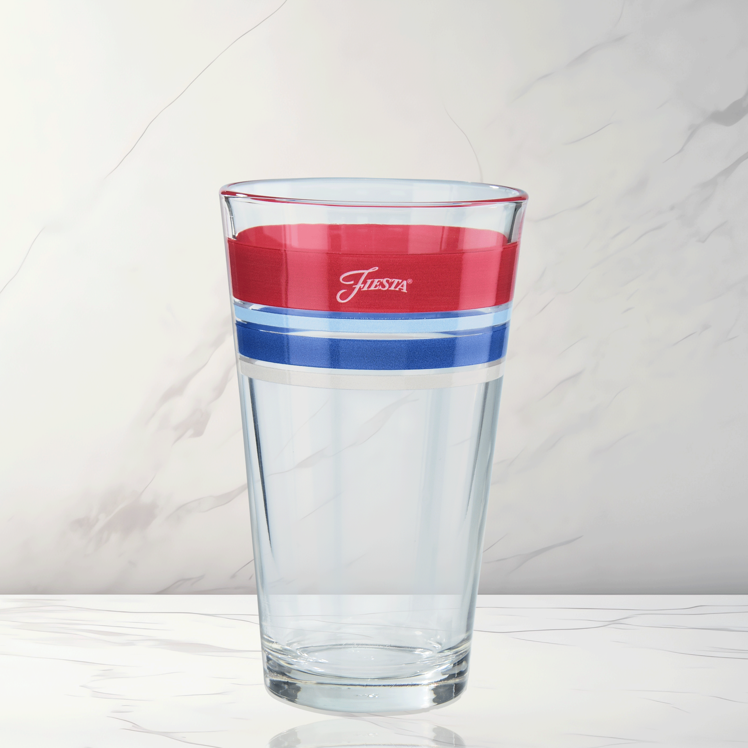 Fiesta China Americana 16 oz. Edgeline Cooler Glass - Set of 4 - Image 3