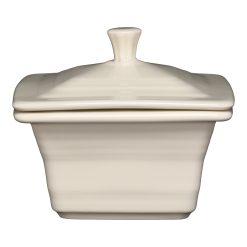 Fiesta China New Retired Linen Covered Box 4 5/8 Inch x 3 3/4 Inch