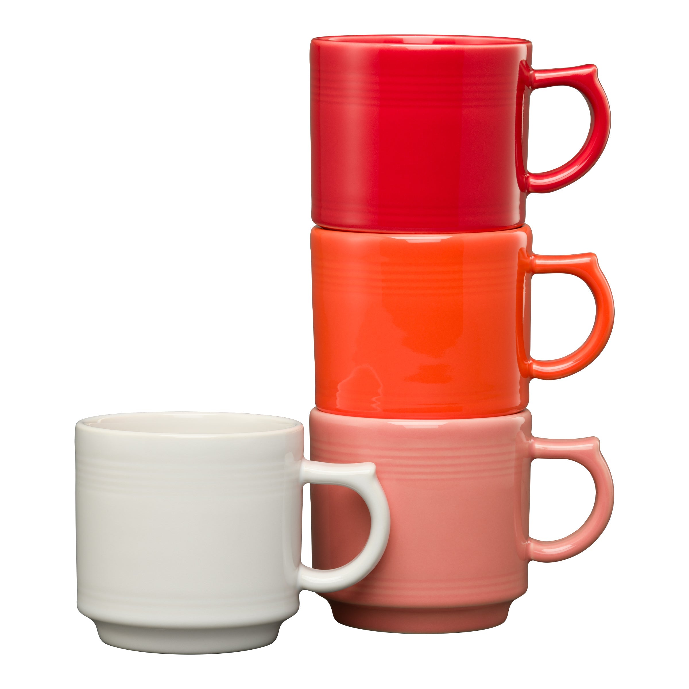 Fiesta China Sunset Horizon 16 OZ Set of 4 Mixed Stackable Mug Set