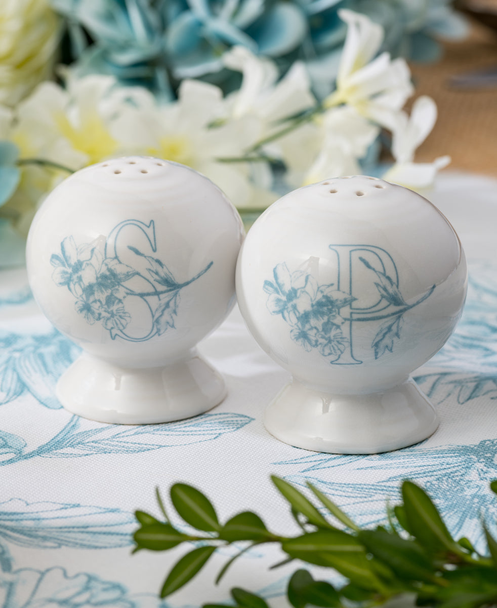 Fiesta China Botanical Floral Sky 2 5/8 Inch Salt and Pepper Shaker Set - Image 2