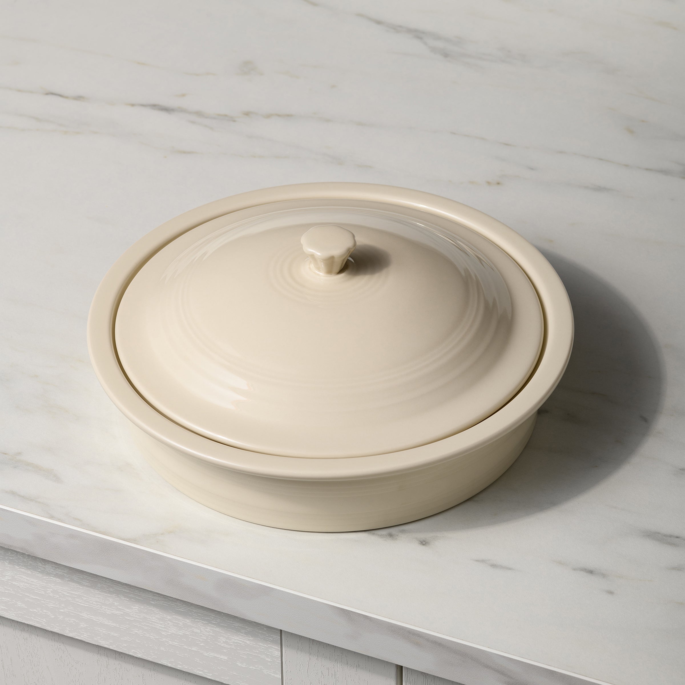 Fiesta China Small 10 Inch Round Covered Casserole 1.4 Quart - Image 3