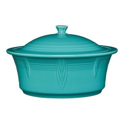 Fiesta China Large 10 Inch Round Covered Casserole 2.8 Quart