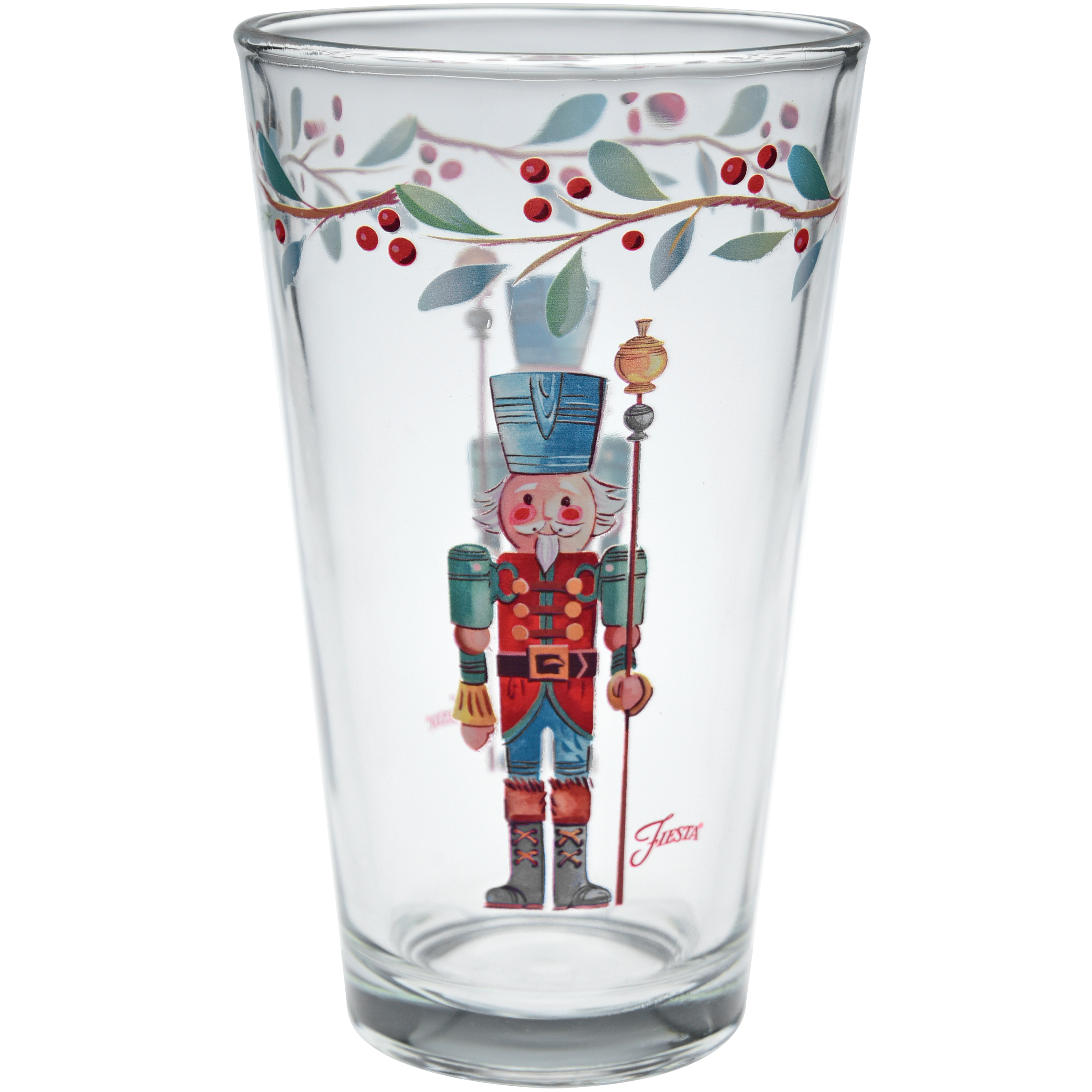 Fiesta China Nutcracker The Guardian 16 oz. Cooler Glass - Set of 4 - Image 3