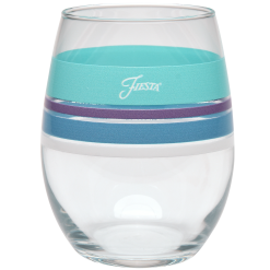 Alternative view of Fiesta China Retired 15 oz. Fiesta® Edgeline Stemless Wine Coastal, Set of 4