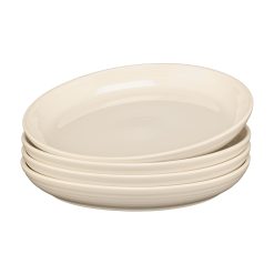 Fiesta China Linen Set of 4 Coupe 10 3/8 Inch Dinner Bowl 40 OZ
