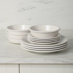 Alternative view of Fiesta China Classic Rim 12-Piece Dinnerware Set, Service for 4