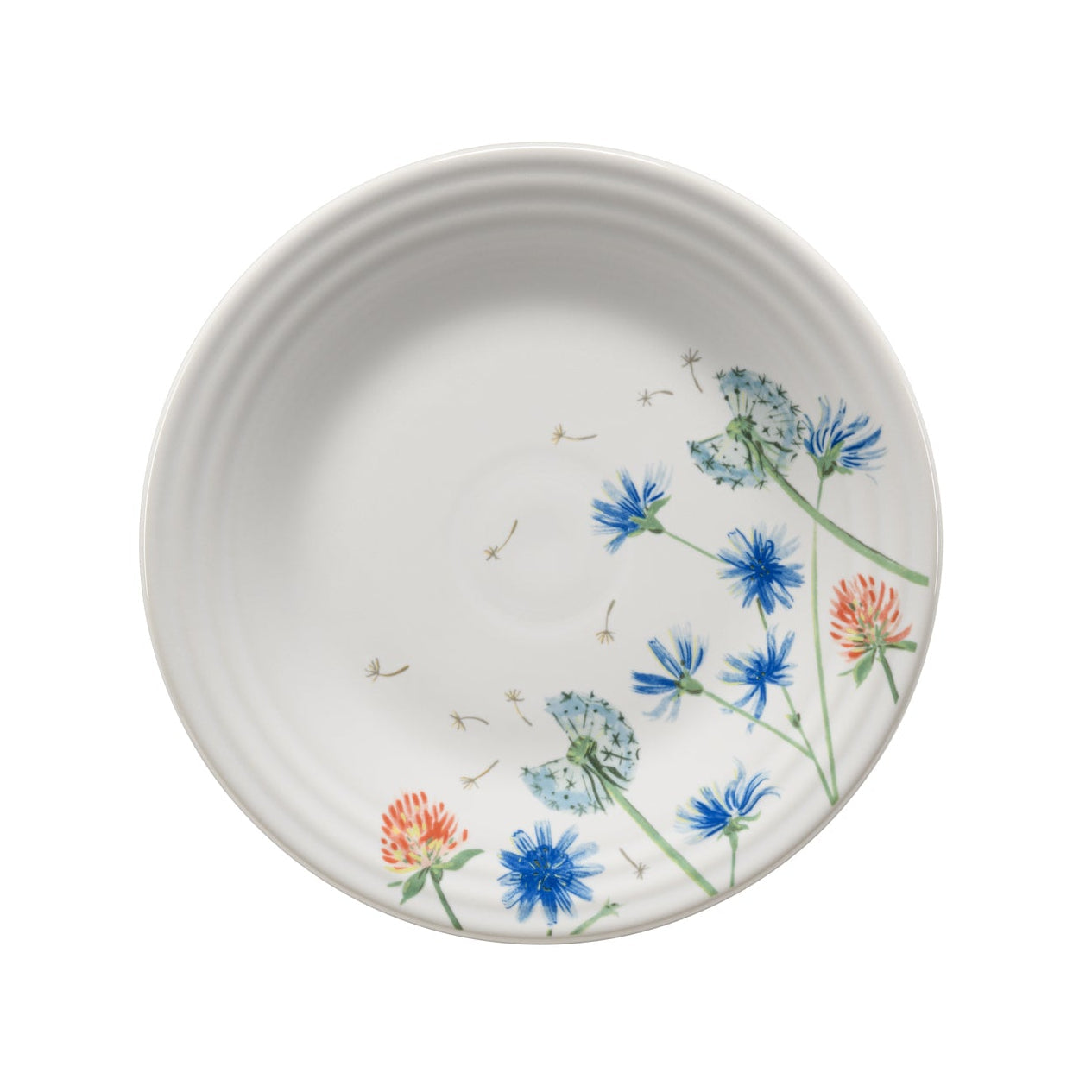 Fiesta China Breezy Floral Classic Rim 9 Inch Luncheon Plate