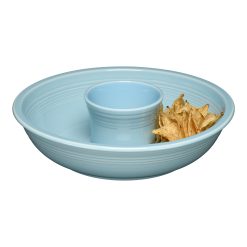 Alternative view of Fiesta China Sky 2-Piece Chip and Dip Set 12 7/8 Inch