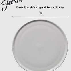 Alternative view of Fiesta China Foundry 12 Inch Round Baking and Serving Platter