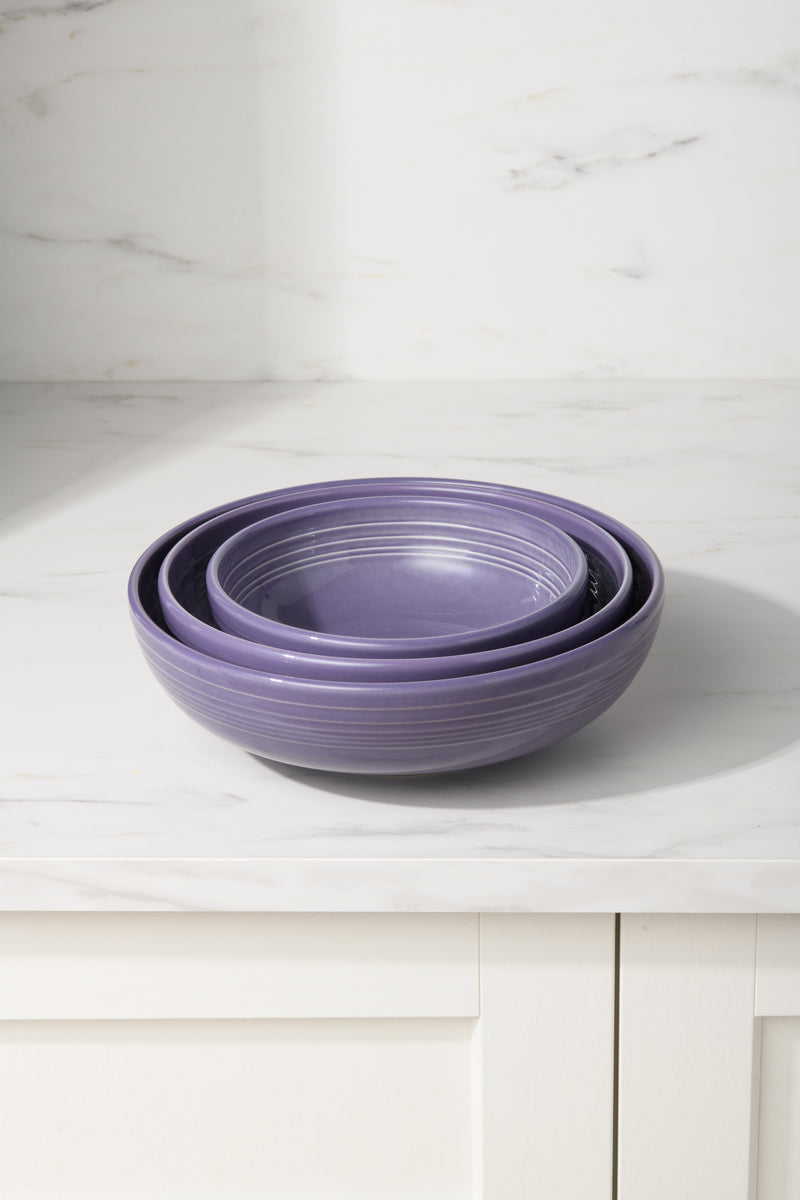 Fiesta China Lavender Bistro Coupe 9 5/8 Inch Large Bowl 68 OZ - Image 2
