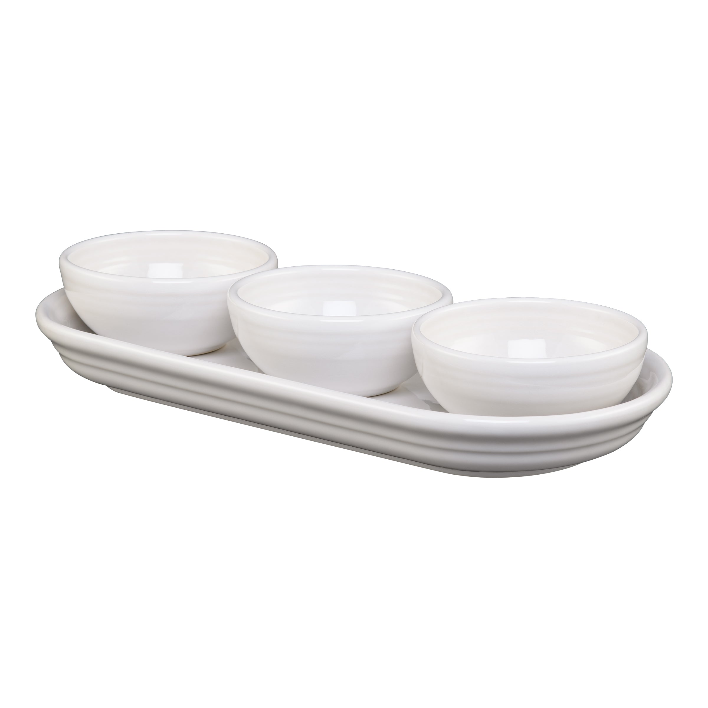 Fiesta China Fiesta 4-Piece Condiment Set White