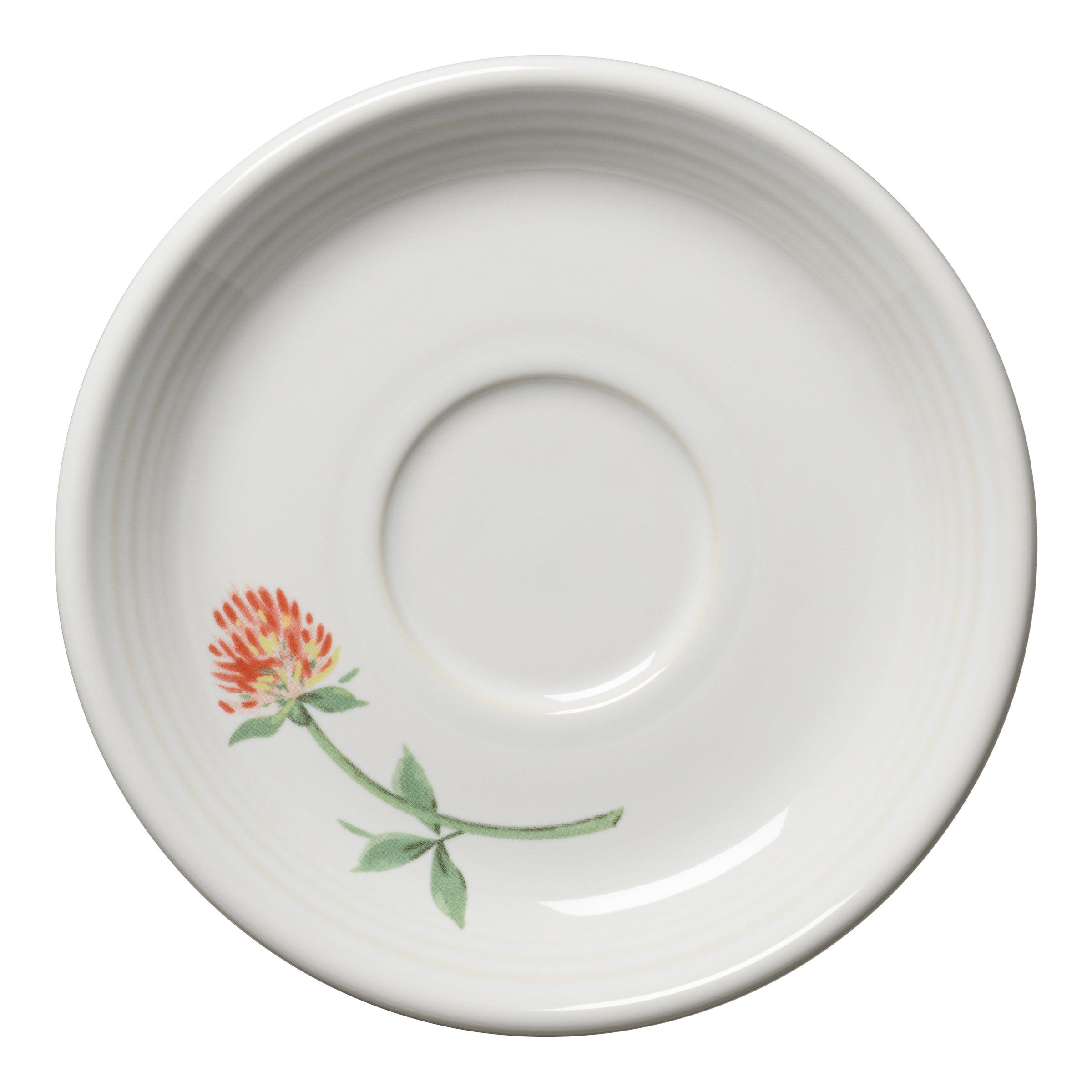 Fiesta China New Retired Breezy Floral Classic Rim 5 7/8 Inch Saucer
