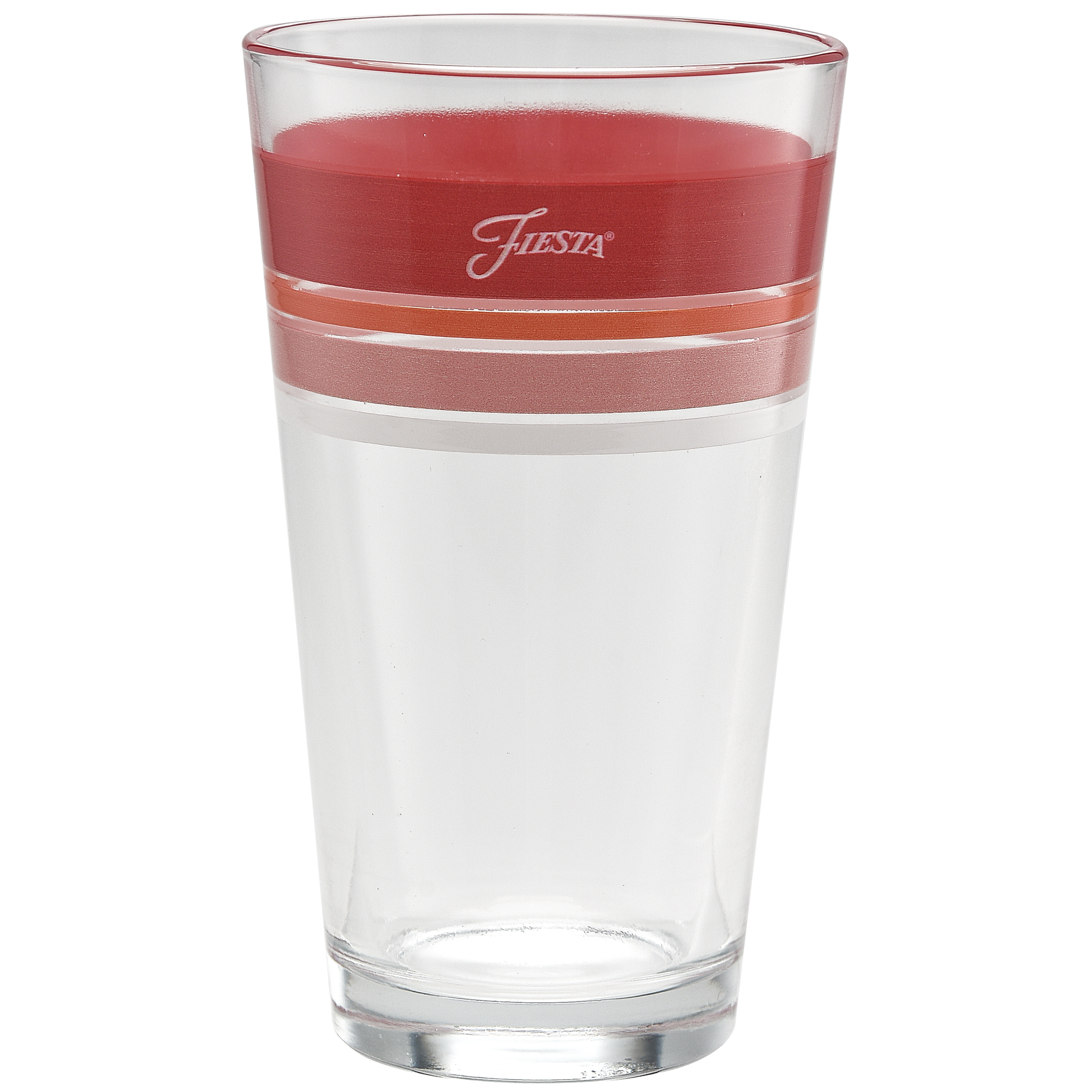 Fiesta China Horizon Sunset 16 oz. Edgeline Cooler Glass Mixed - Set of 4 - Image 2