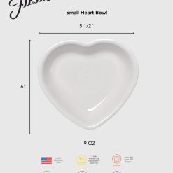 Alternative view of Fiesta China Sky Small Heart Bowl