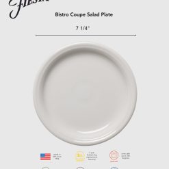 Alternative view of Fiesta China New Retired Bistro Coupe 7 1/4 Inch Salad Plate