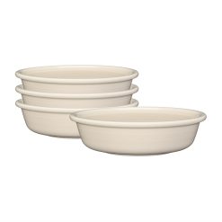 Fiesta China Linen Set of 4 Classic Rim 6 7/8 Inch Cereal Bowl 19 OZ,