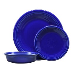 Fiesta China New Retired Classic Rim 3-Piece Place Setting, Service for 1