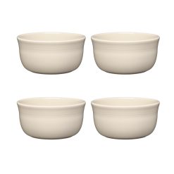 Fiesta China Linen Set of 4 All-Purpose 6-Inch 28OZ Gusto Bowls