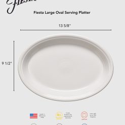 Alternative view of Fiesta China Fiesta 13 5/8 Inch Large Oval Serving Platter
