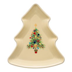 Fiesta China Christmas Tree Tree Shaped Plate 10 1/8 Inch