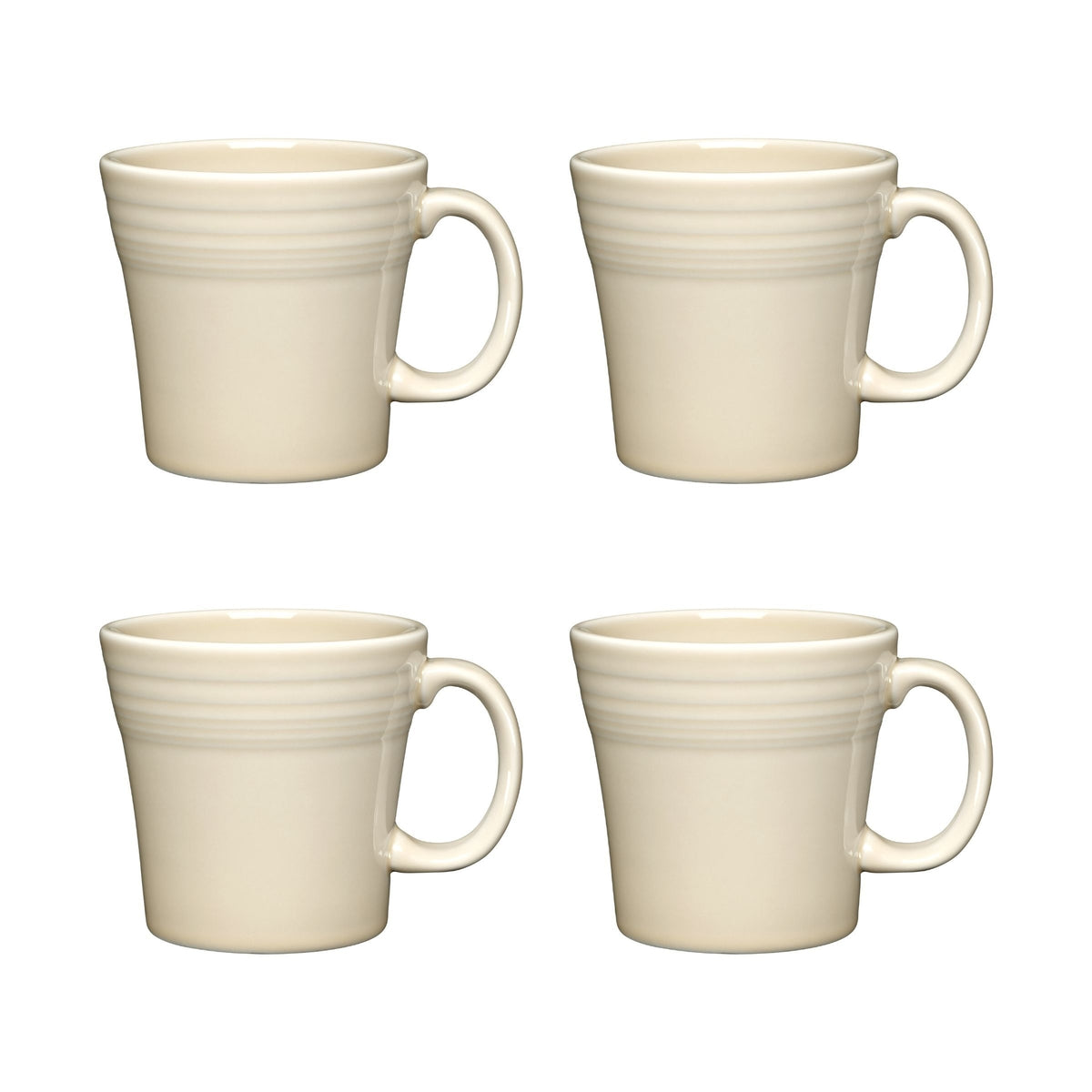 Fiesta China Linen 15 OZ Set of 4 Tapered Mugs