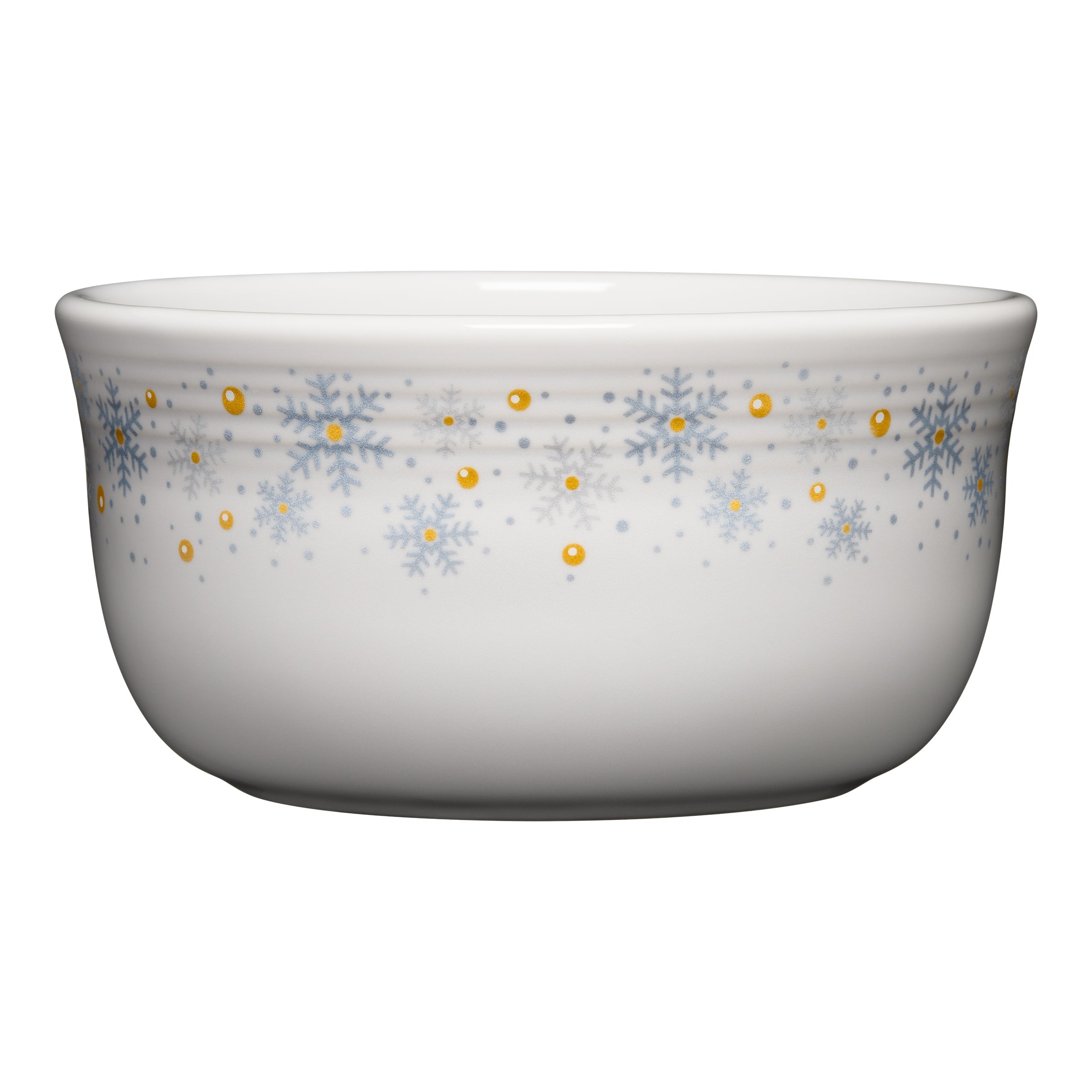 Fiesta China White Snowflake All-Purpose 6 Inch Gusto Bowl 28 OZ