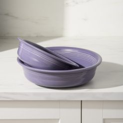 Alternative view of Fiesta China Lavender Classic Rim 6 7/8 Inch Cereal Bowl 19 OZ