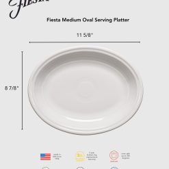 Alternative view of Fiesta China Foundry 11 5/8 Inch Medium Oval Serving Platter