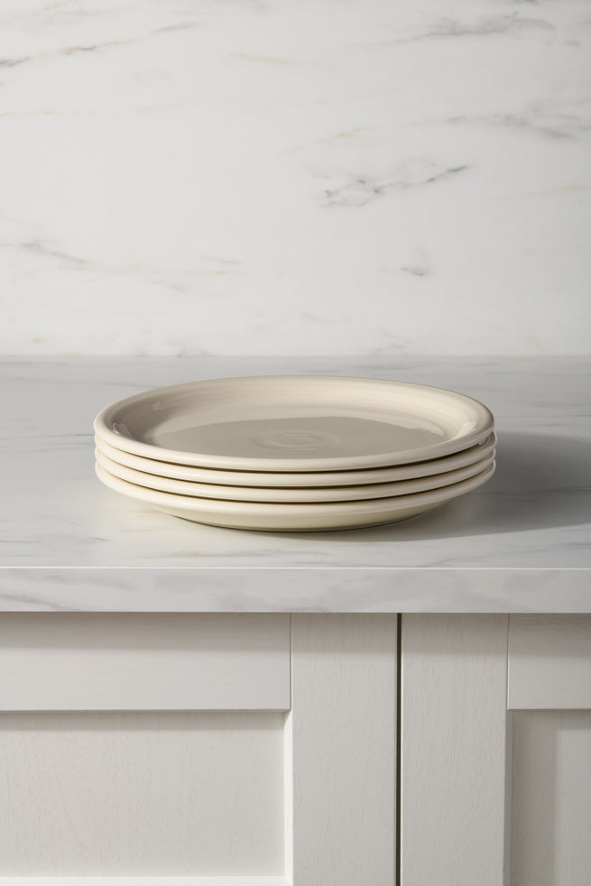 Fiesta China Linen Set of 4 Bistro Coupe 10 1/2 Inch Dinner Plate - Image 2