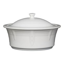 Alternative view of Fiesta China Large 10 Inch Round Covered Casserole 2.8 Quart