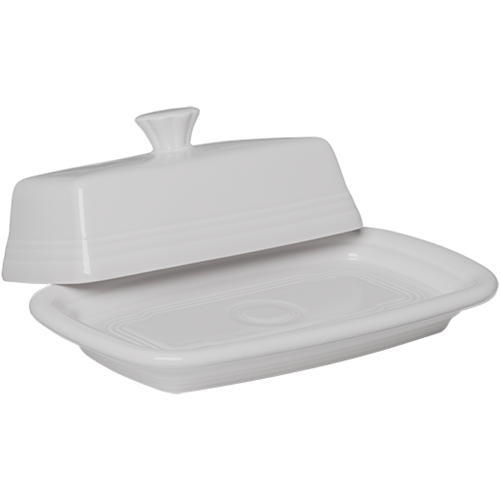 Fiesta China Extra Large Covered Butter Dish 8 1/8 Inch x 5 1/8 Inch - Image 3