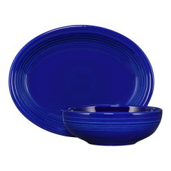 Alternative view of Fiesta China New Retired 2-Piece Serve Set 11 5/8 Inch Oval Platter & 38 OZ Bistro Bowl