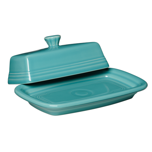 Fiesta China Extra Large Covered Butter Dish 8 1/8 Inch x 5 1/8 Inch - Image 5