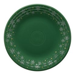 Fiesta China Jade Snowflake Classic Rim 9 Inch Luncheon Plate