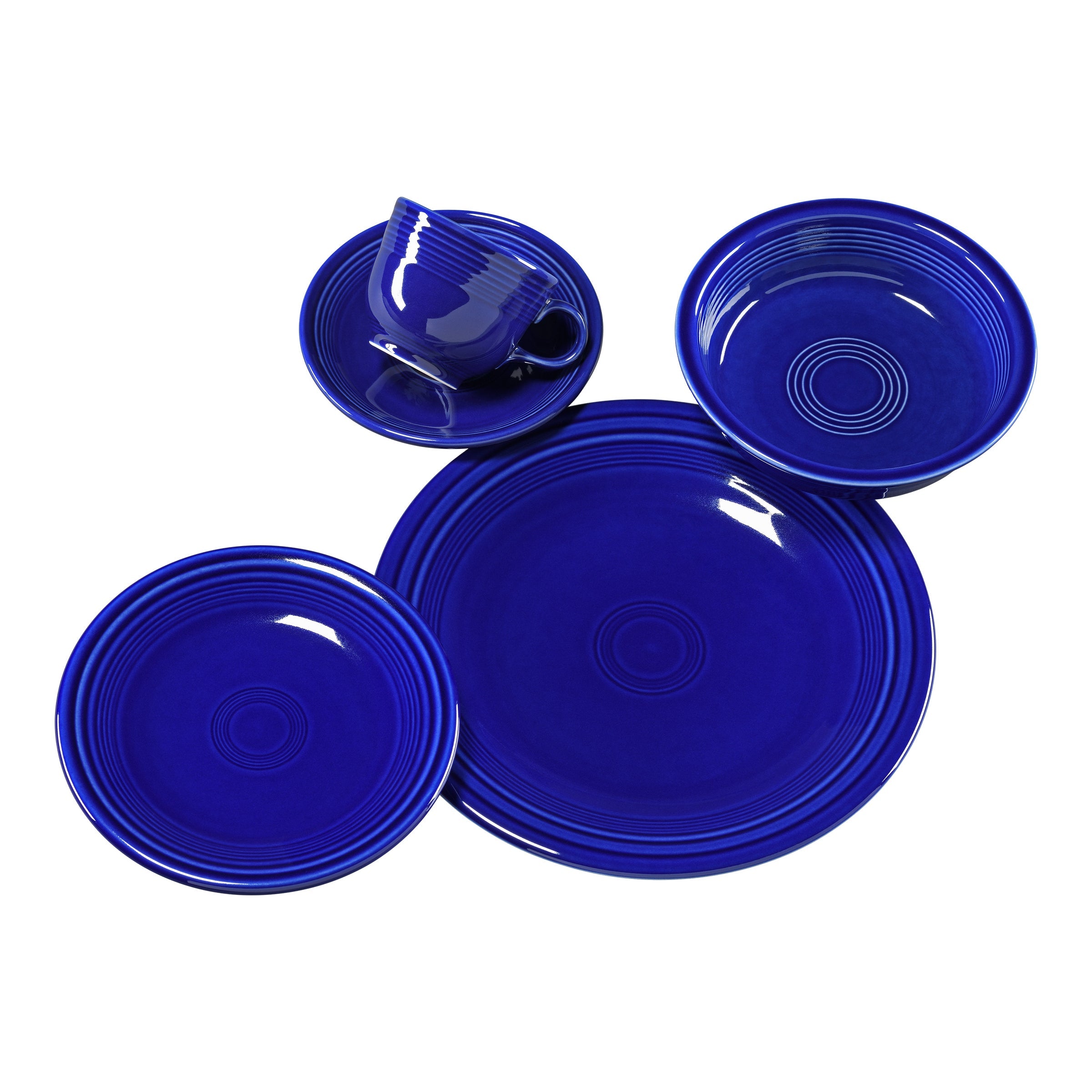 Fiesta China New Retired Classic Rim 5-Piece Place Setting, Service for 1 - Image 12