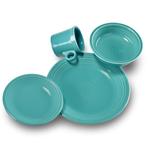 Fiesta China Classic Rim 4-Piece Place Setting, Service for 1 - Image 9