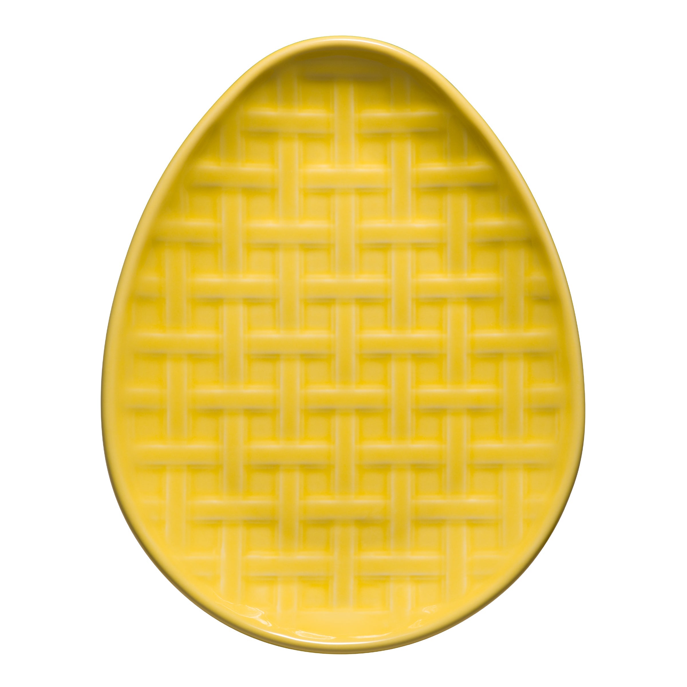 Fiesta China New Retired Embossed Egg Shaped Plate 10 Inch - Image 6