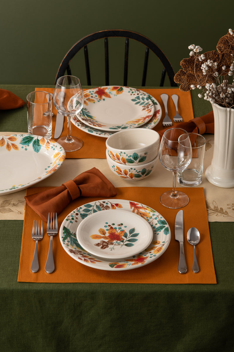 Fiesta China Autumn Fields Classic Rim 7 1/4 Inch Salad Plate - Image 2