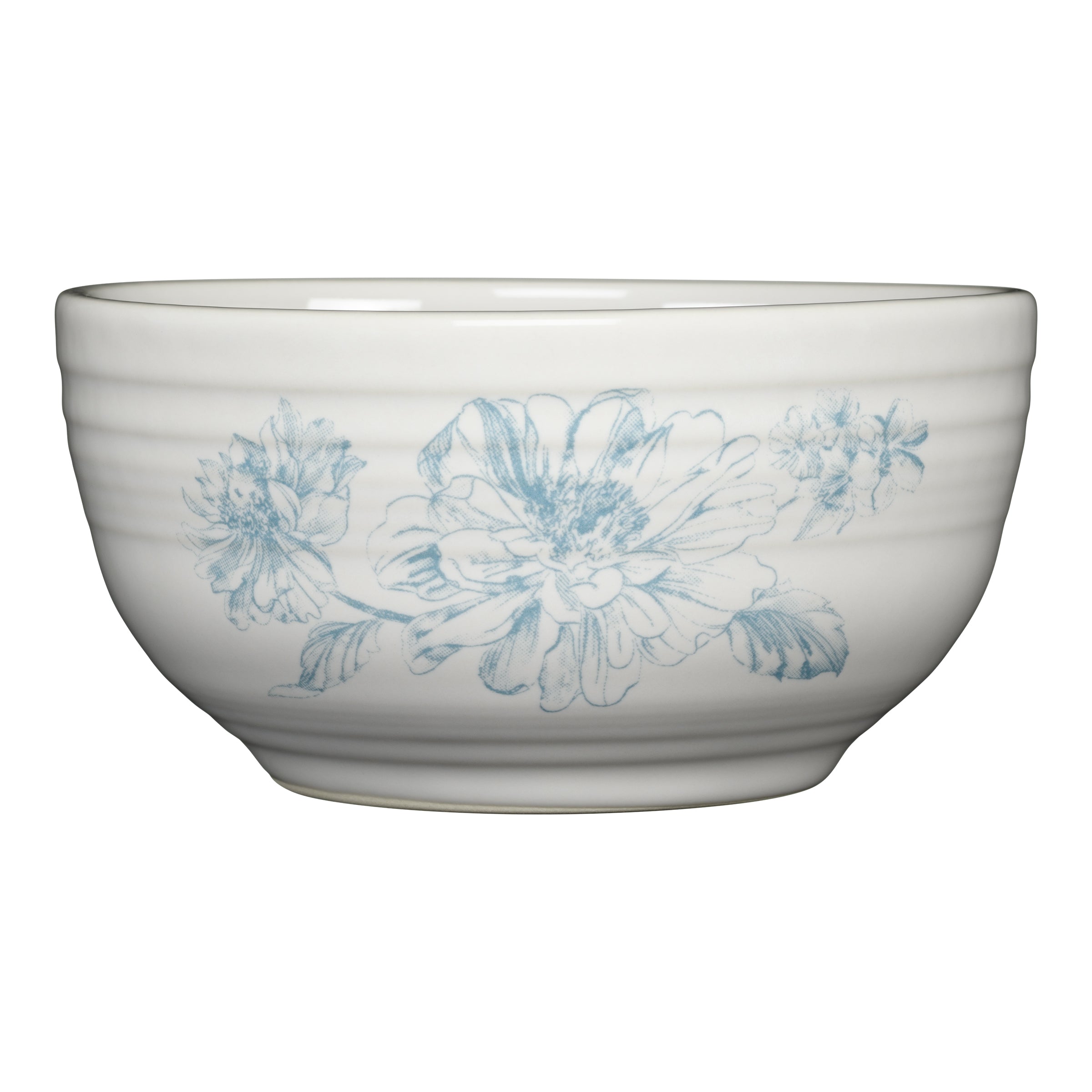 Fiesta China Botanical Floral Sky Bistro Coupe 5 1/2 Inch Cereal Bowl 22 OZ