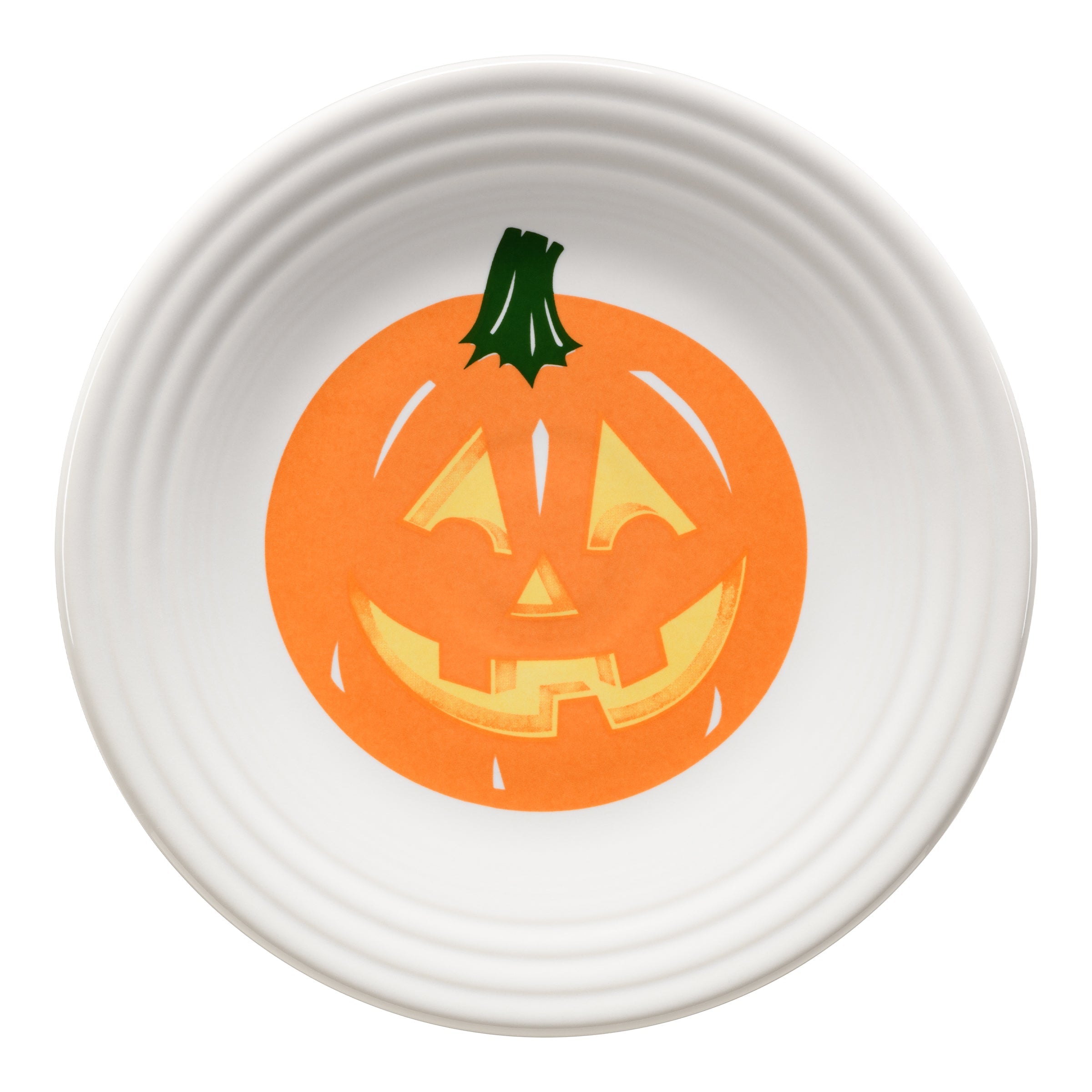 Fiesta China Jack-o-Lantern Pumpkin Classic Rim 9 Inch Luncheon Plate