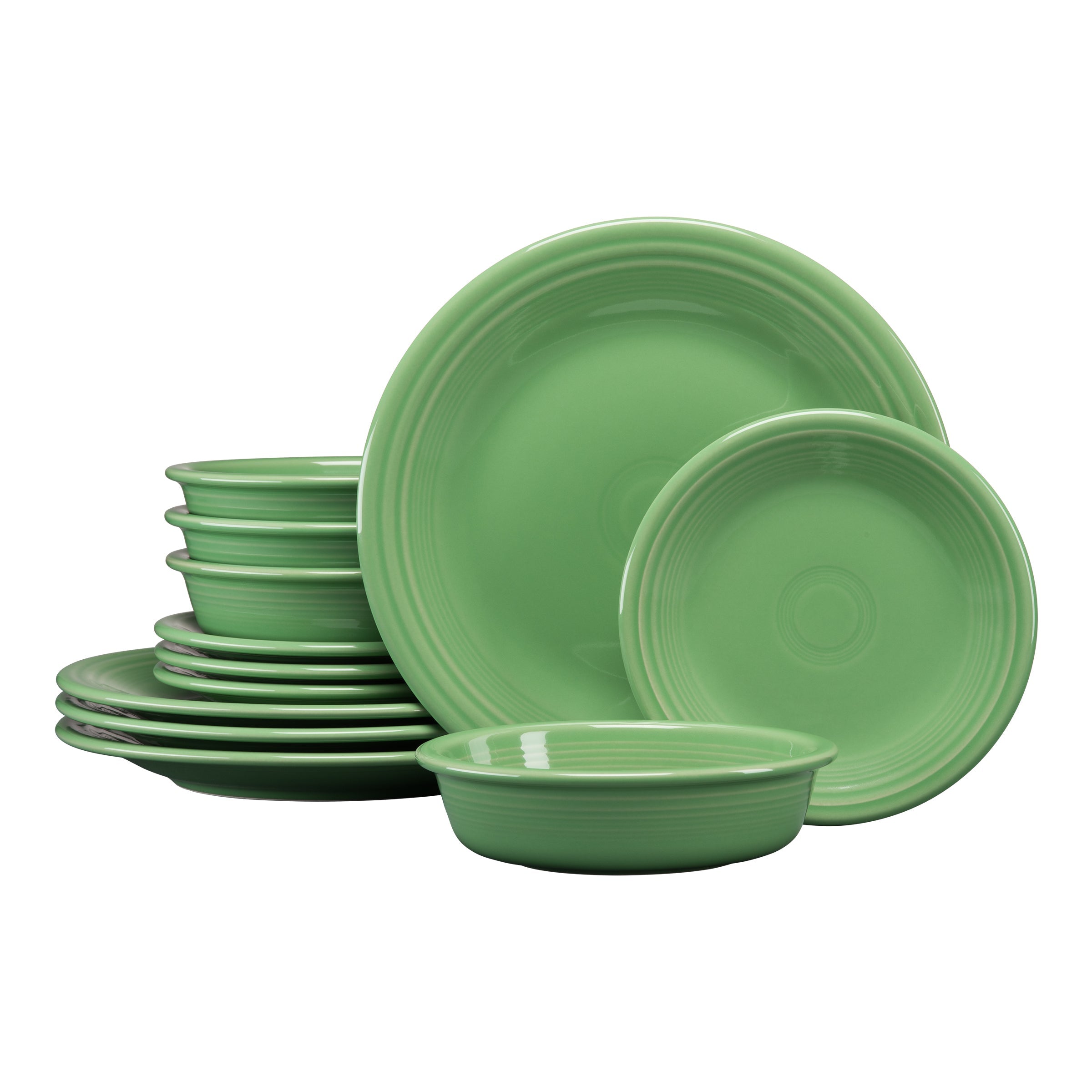 Fiesta China Classic Rim 12-Piece Dinnerware Set, Service for 4 - Image 11