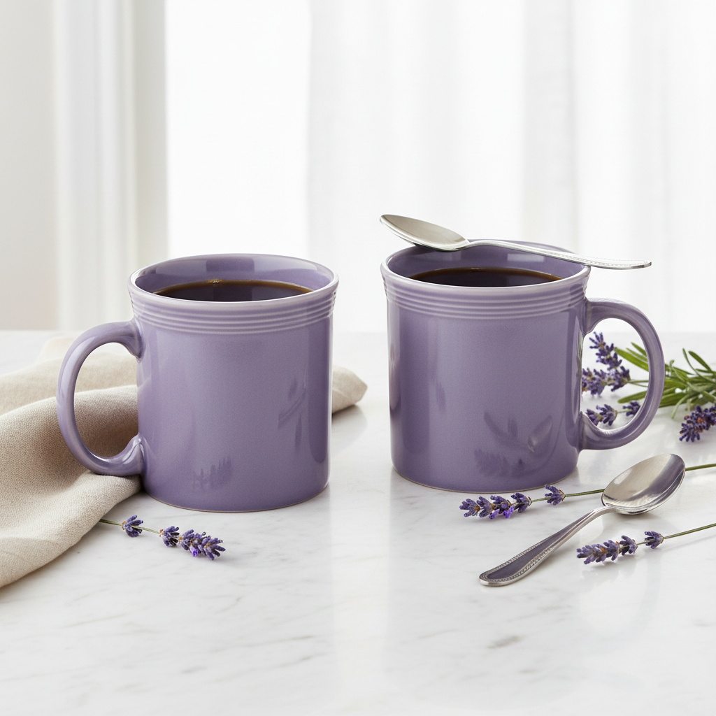 Fiesta China Lavender 12 OZ Java Coffee Mug - Image 3