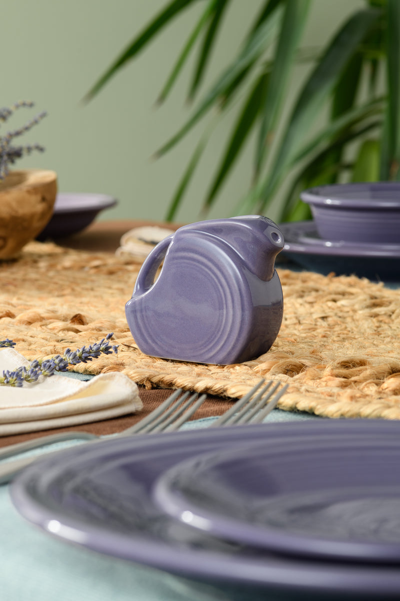 Fiesta China Lavender 5 OZ Mini Disk Pitcher - Image 2