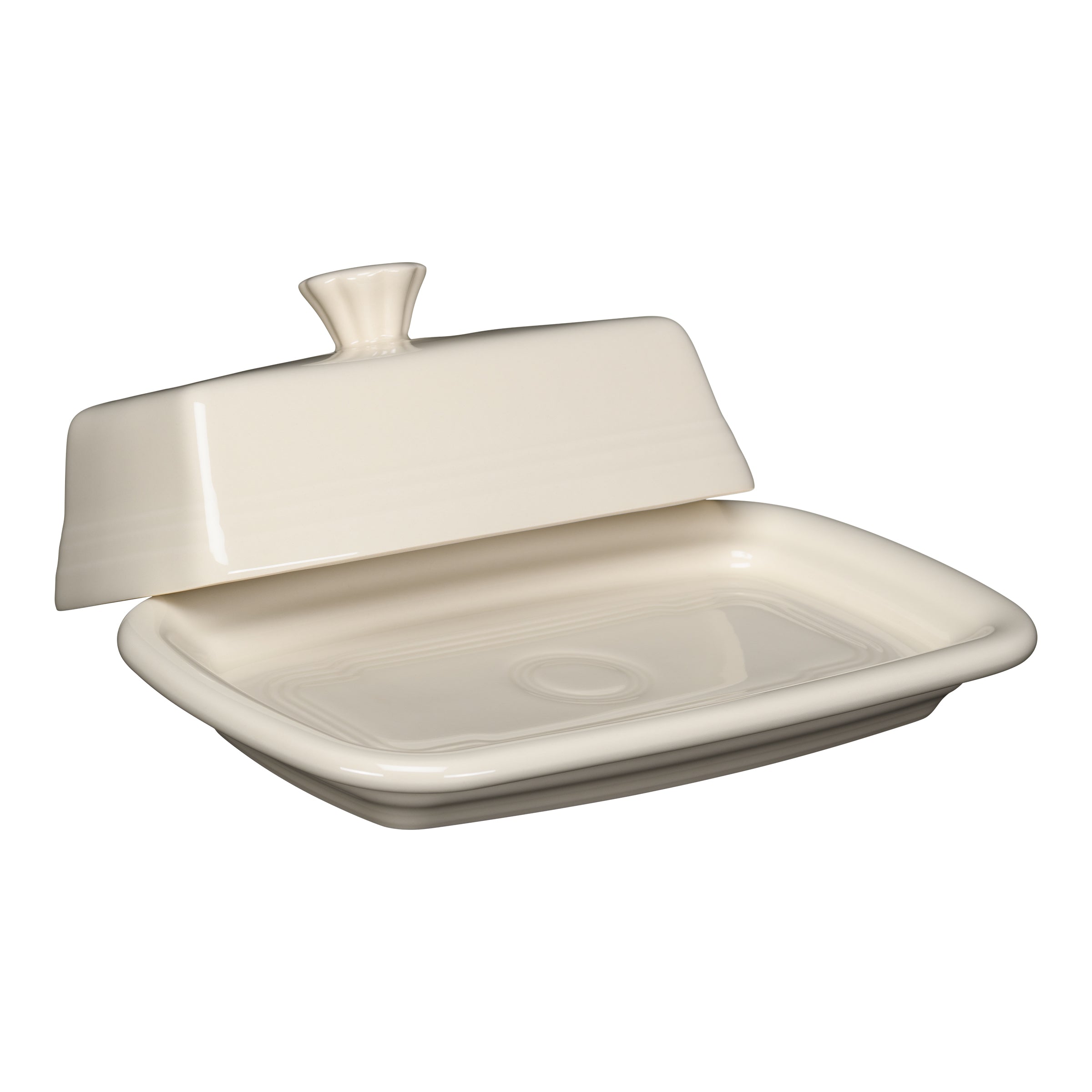Fiesta China Extra Large Covered Butter Dish 8 1/8 Inch x 5 1/8 Inch - Image 6