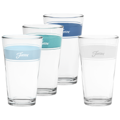 Fiesta China Coastal Blues 16 oz. Frame Cooler Mixed Color - Set of 4